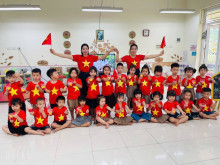 TRƯỜNG MẦM NON MỸ HƯNG HƯỞNG ỨNG NGÀY GIẢI PHÓNG MIỀN NAM