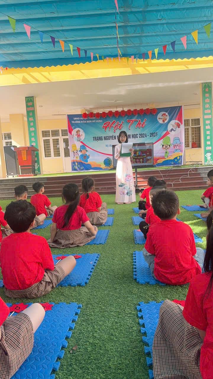 HỘI THI "TRẠNG NGUYÊN NHÍ"- TRƯỜNG MẦM NON MỸ HƯNG